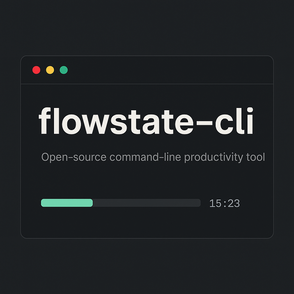 flowstate-cli: The Ultimate Command-Line Productivity Suite